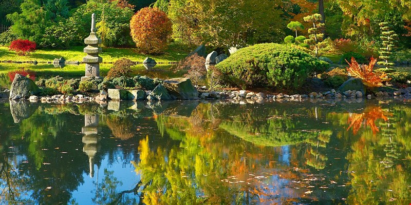 Japanese Garden in Wroclaw, Poland