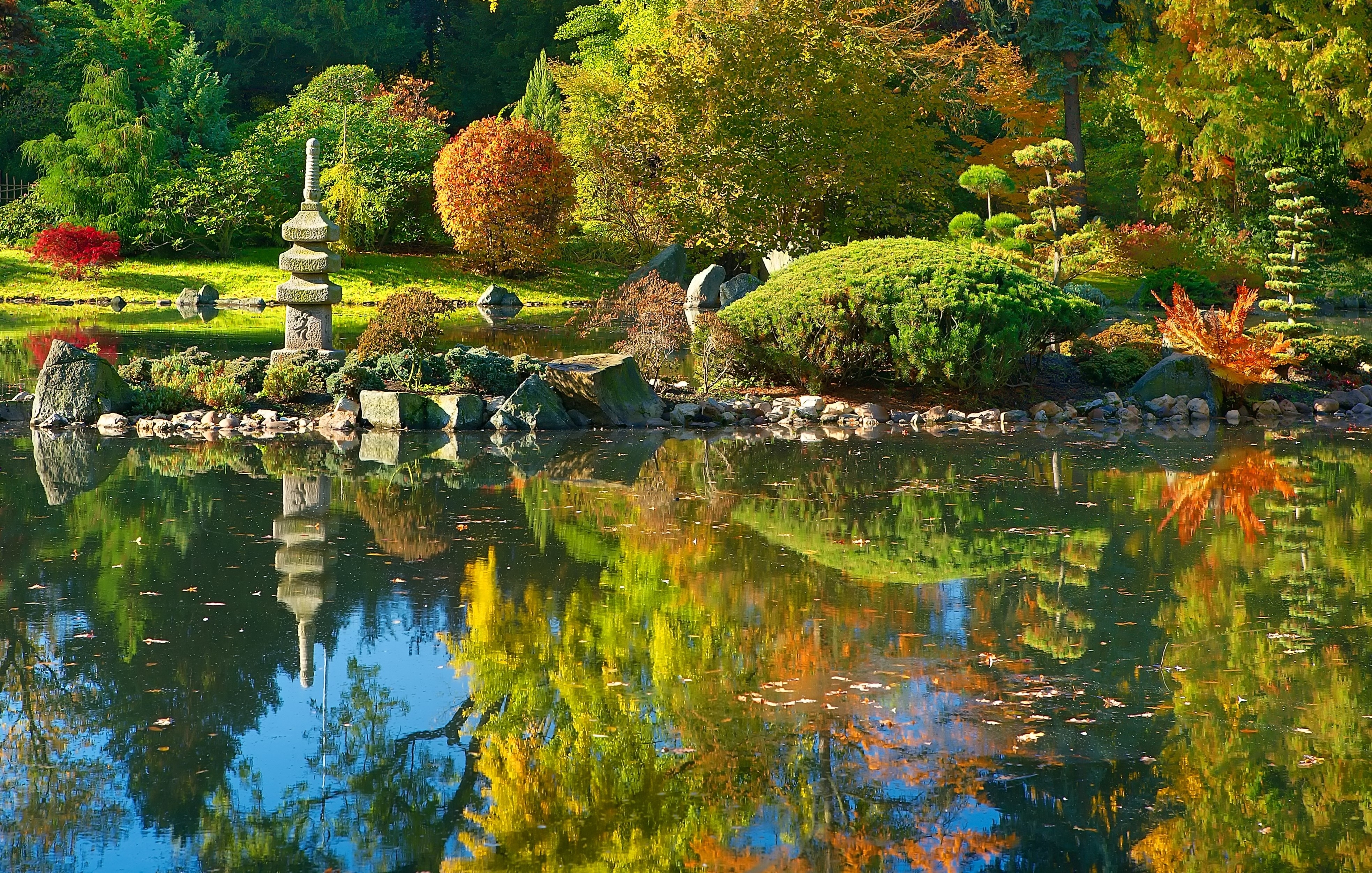 Japanese Garden in Wroclaw, Poland