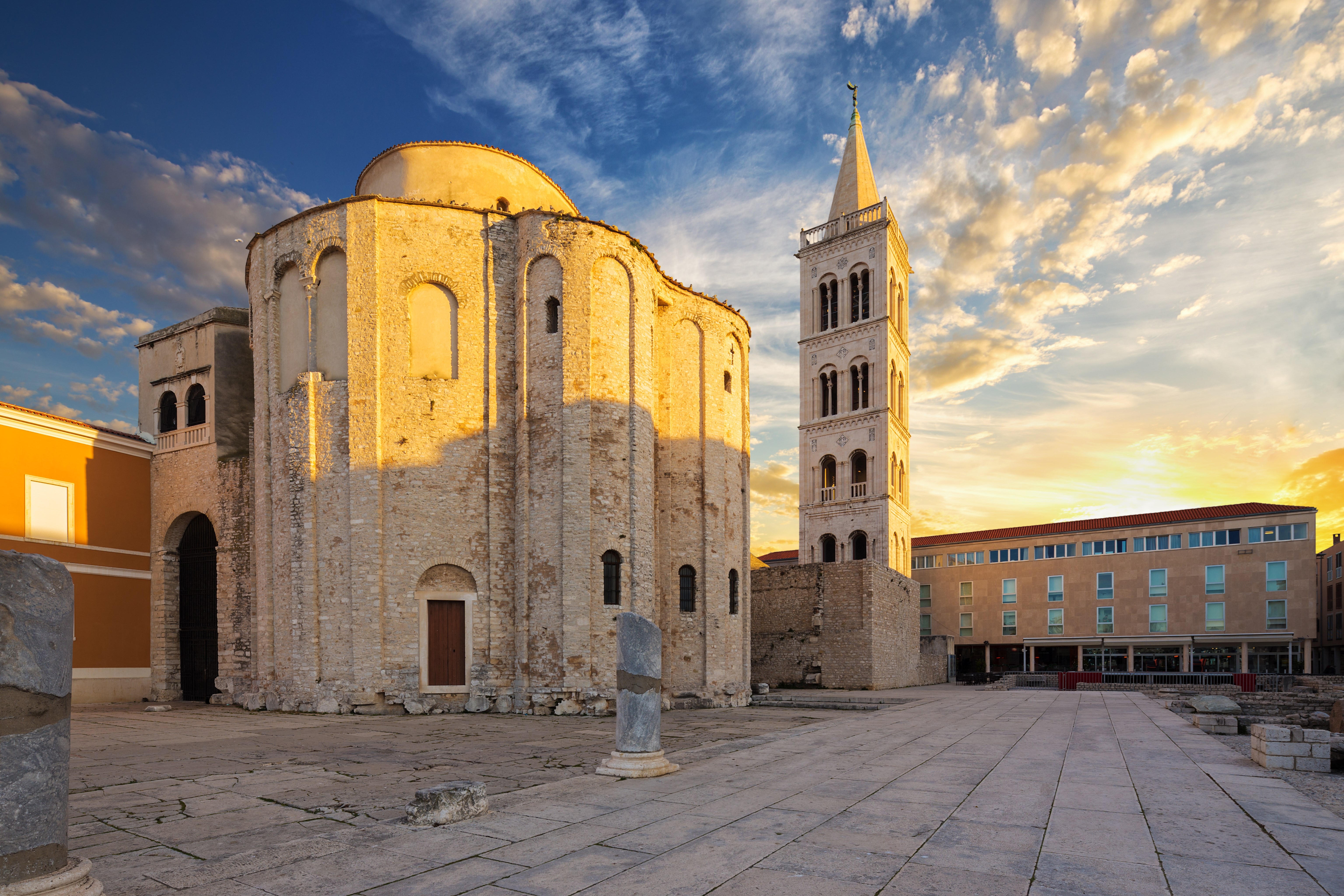 St. Donatus' church in Roman forum in Zadar