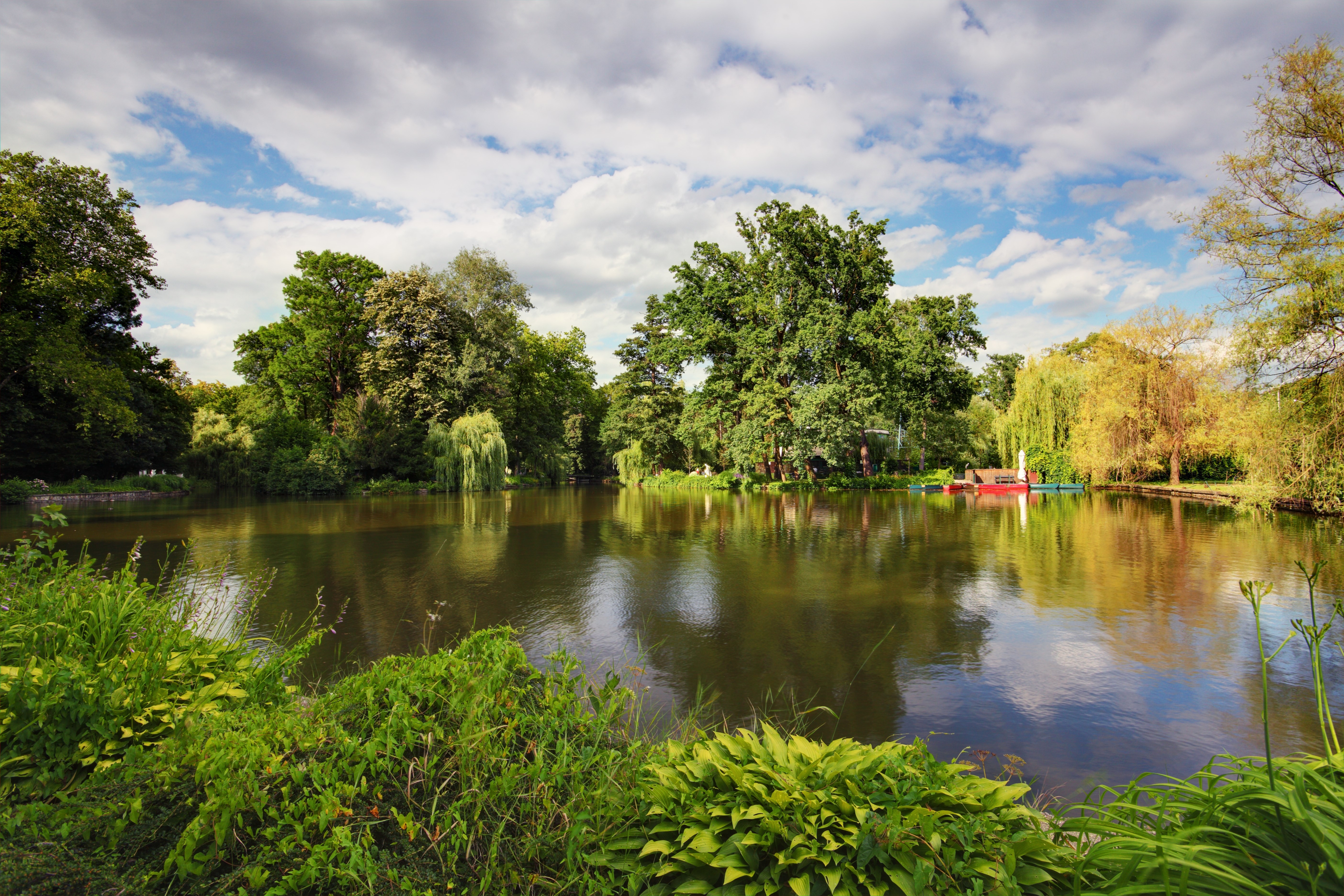 Lake in Park Maksimir, Zagreb