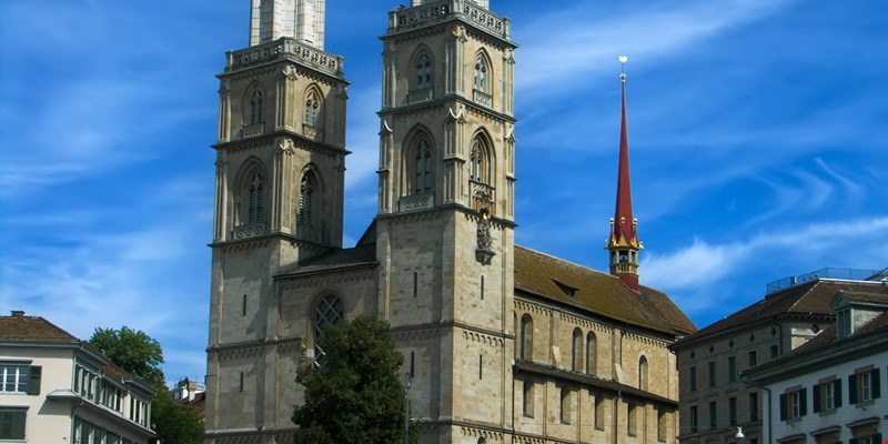 Grossmünster church in Zurich