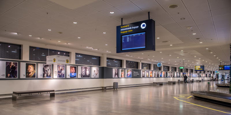 Utställningen Wecome to my hometown i Terminal 5 Utställningen Wecome to my hometown i Terminal 5