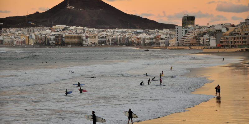 Strand i Las Palmas Strand i Las Palmas