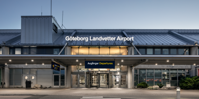 Entrén på Göteborg Landvetter Airport Entrén på Göteborg Landvetter Airport