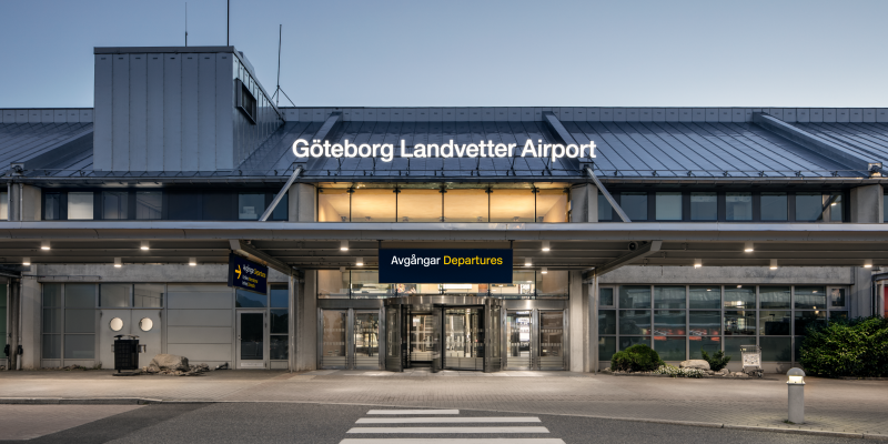 Entrén på Göteborg Landvetter Airport Entrén på Göteborg Landvetter Airport