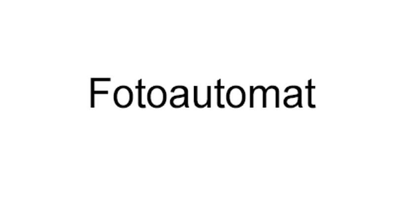 Logotyp för fotoautomat Logotyp för fotoautomat