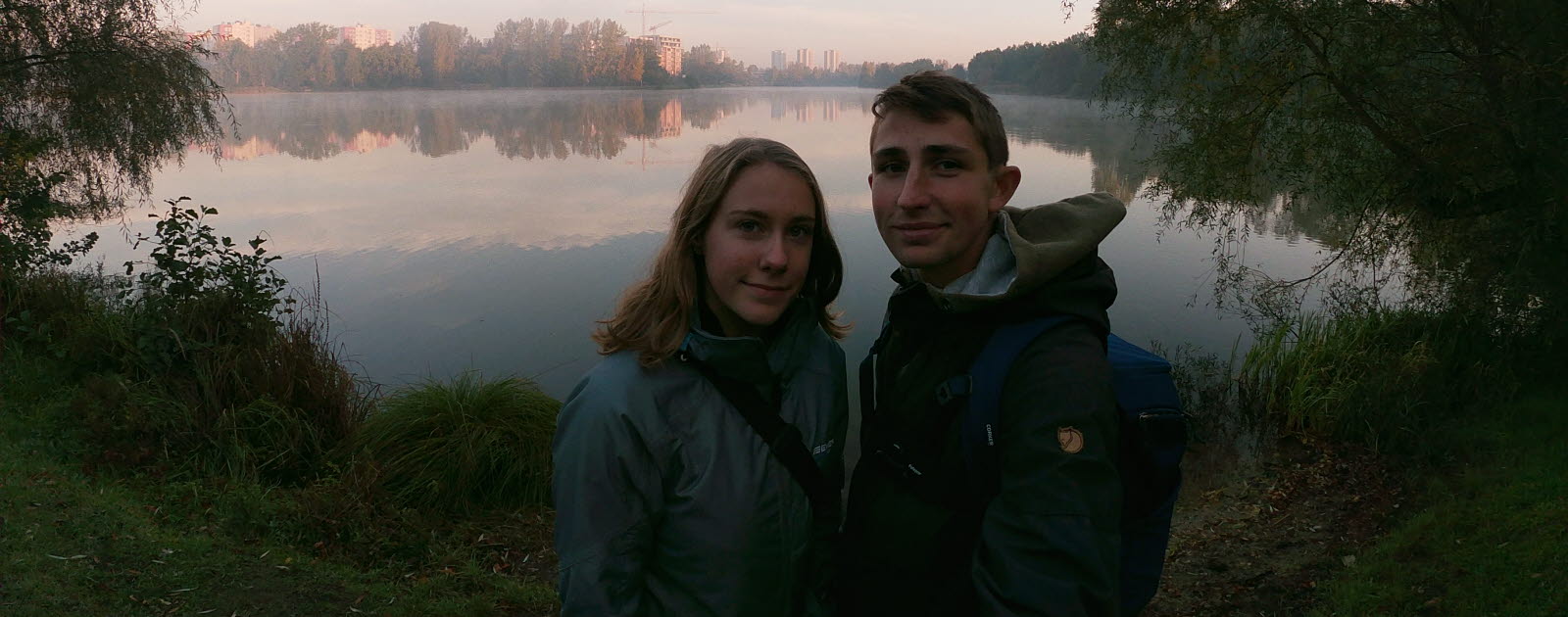 Philip och flickvännen Frida i Valley of the Three Ponds Philip och flickvännen Frida i Valley of the Three Ponds