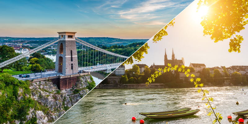 Bild på Bristol och Basel Bild på Bristol och Basel