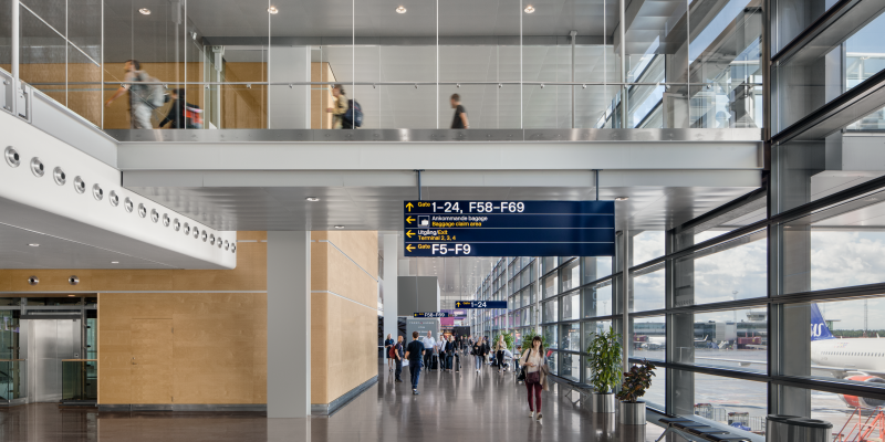Bild från terminal 5 på Arlanda Bild från terminal 5 på Arlanda