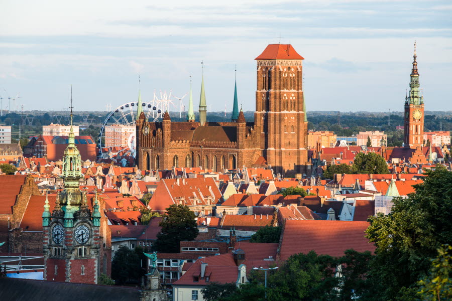 Vy över Gdansk Vy över Gdansk