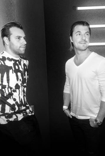 Sebastian Ingrosso och Axel Hedfors DJ:ar och musikproducenter Sebastian Ingrosso och Axel Hedfors DJ:ar och musikproducenter