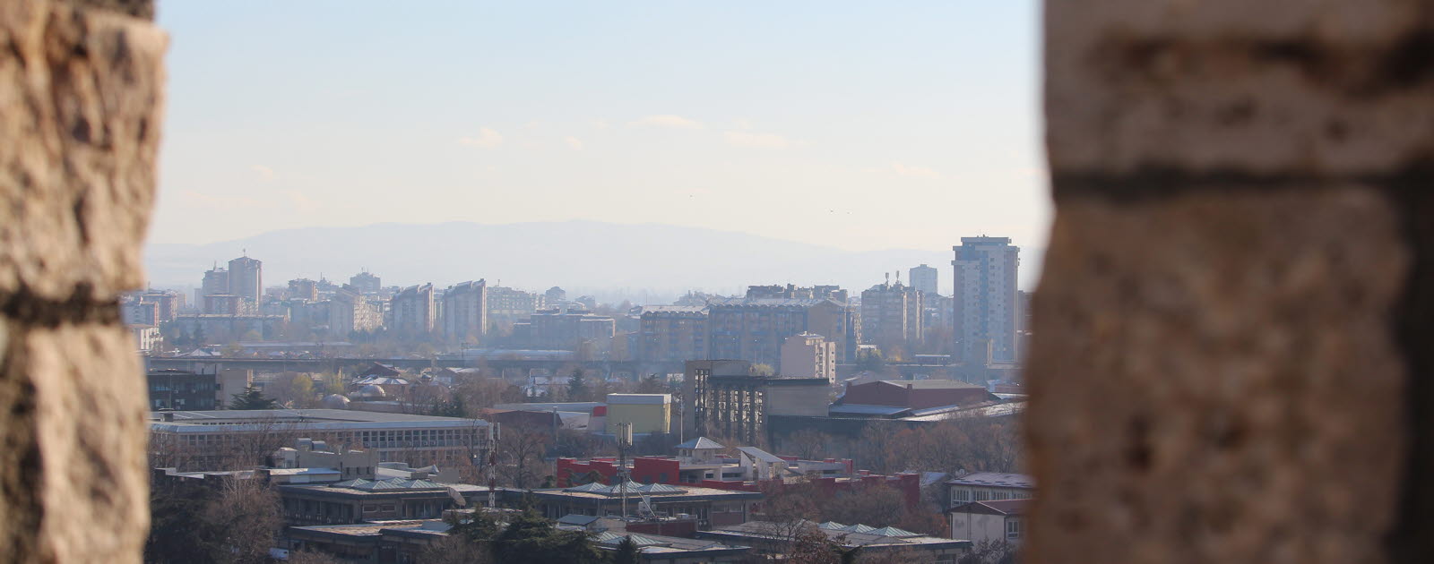 Utsikt över Skopje Utsikt över Skopje