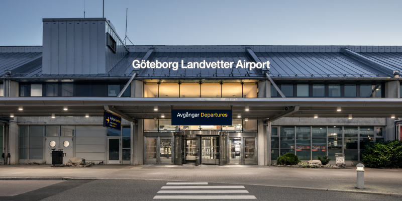 Entrén på Göteborg Landvetter Airport Entrén på Göteborg Landvetter Airport