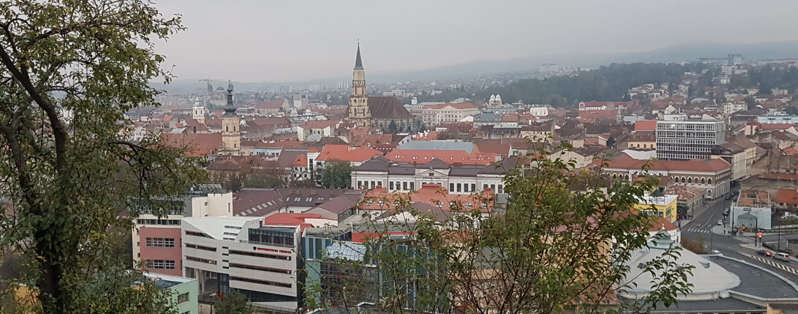 Utsikt över Cluj -Napoca Utsikt över Cluj -Napoca