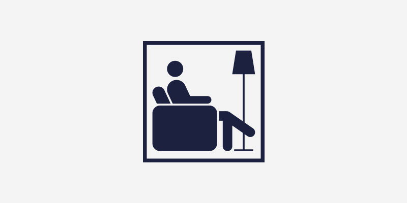 Pictogram för Lounge Pictogram för Lounge
