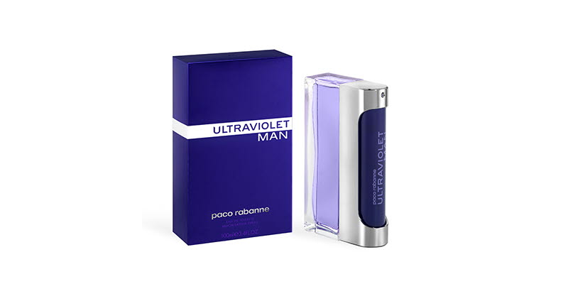 Paco Rabanne Ultraviolet EDP 50ml, kartong och flaska Paco Rabanne Ultraviolet EDP 50ml, kartong och flaska