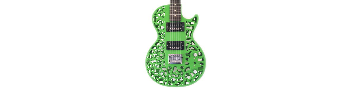 Gitarr Atom, 3D-printad nylon Gitarr Atom, 3D-printad nylon