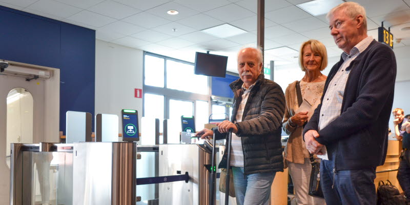 Invigning av Self-service boardin gate på Arlanda Invigning av Self-service boardin gate på Arlanda