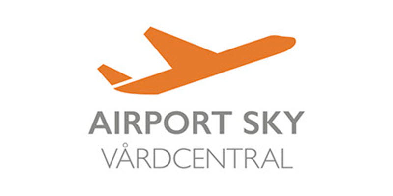 Airport Sky vårdcentral logotyp Airport Sky vårdcentral logotyp