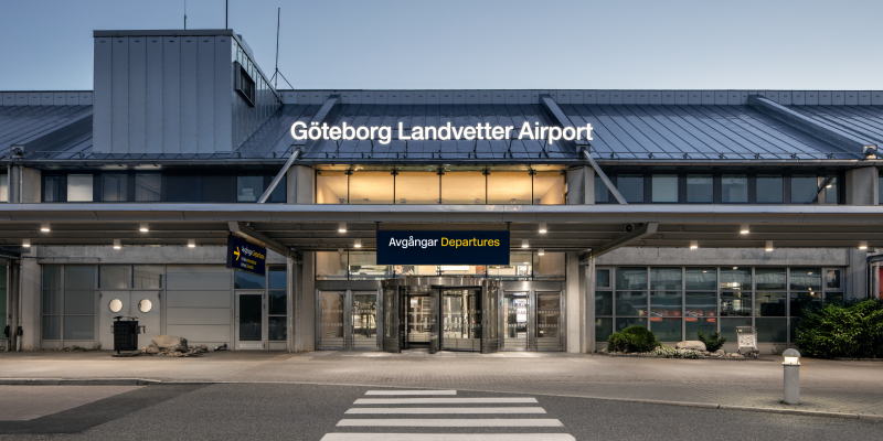 Entrén på Göteborg Landvetter Airport Entrén på Göteborg Landvetter Airport