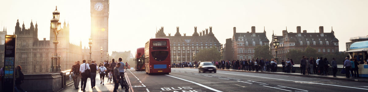 Vy över London och Big Ben Vy över London och Big Ben