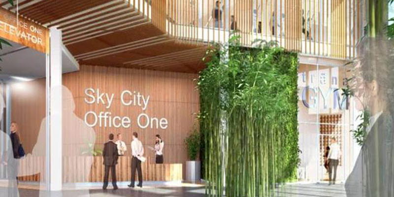 SkyCity Office One skiss SkyCity Office One skiss
