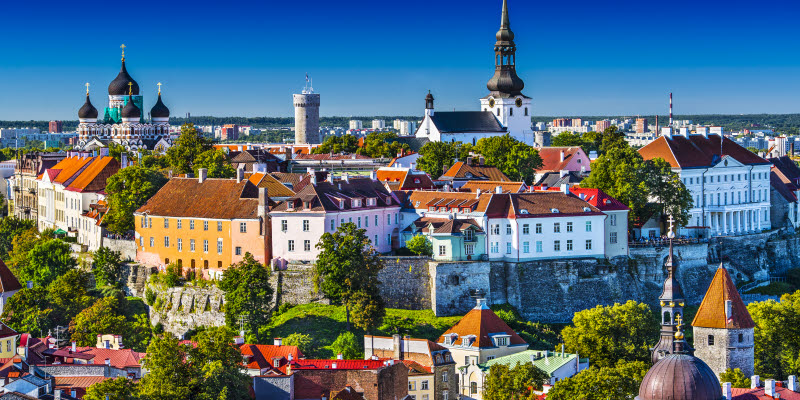 Vy över Tallinn Vy över Tallinn